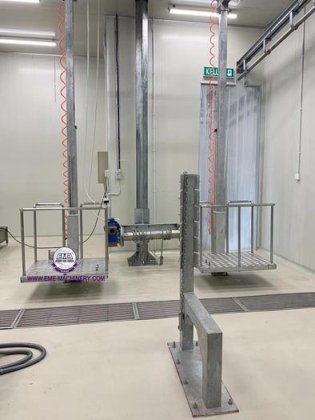 用于牛屠宰设备的耐用牛屠宰场前腿固定桩