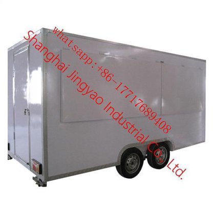 四轮食品拖车食品卡车罐头热狗食品车户外商用食品车街头食品拖车快餐食品售货车大型食品拖车