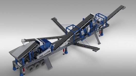 高度なモバイル衝撃破砕プラント | 材料処理の最適化