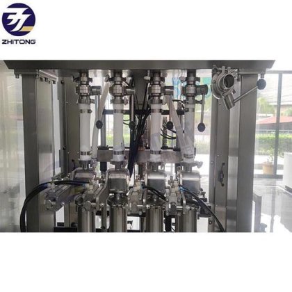 智通四头台式小容量全自动膏液瓶灌装机 精油香水定制