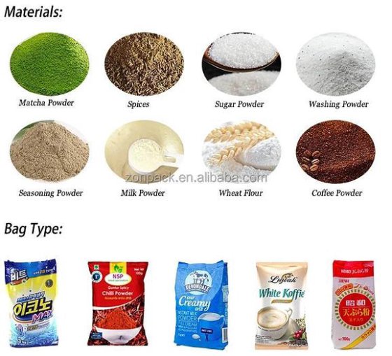 洗濯洗剤の石鹸の粉のための縦の粉の充填の包装機械