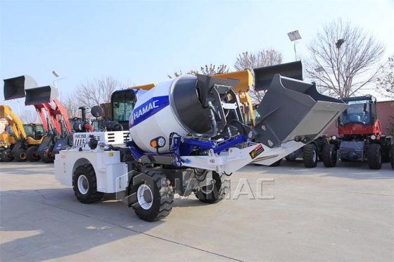 Standard mobile concrete mixers in