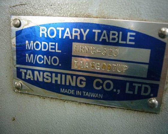 TANSHING BRNC-320 CNC電腦分度盤