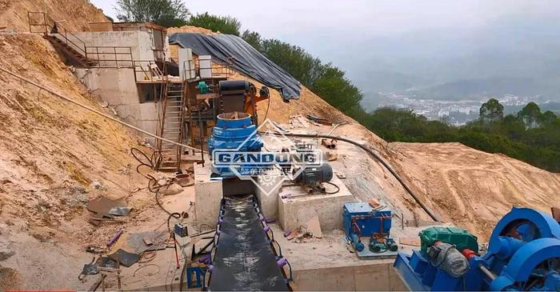 800TPD 硬岩金矿重力加工厂