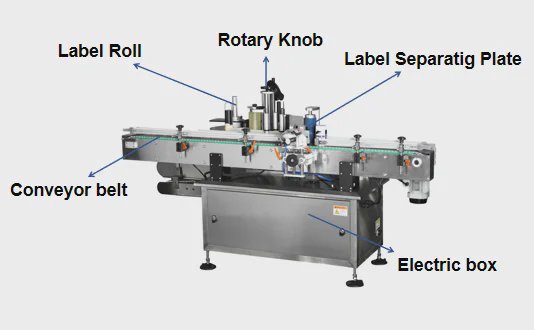 贴标机 自动软管贴标机 带送料机和打印机的贴标机
