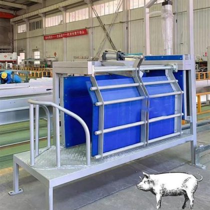 价格低廉的活猪惊吓箱 屠场工厂移动式屠宰设备用于屠宰场机器
