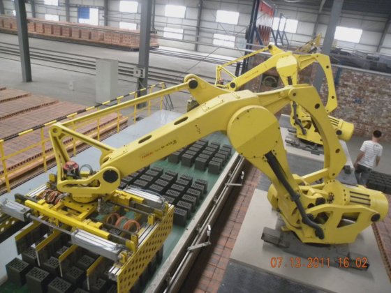 Automatic Clay Bricks Production Line Machinery Robot for Clay Bricks ...