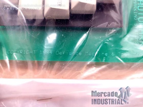 Placa com display para a