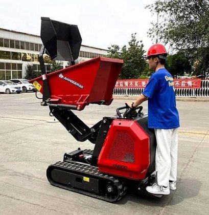 Track self loading crawler dumper