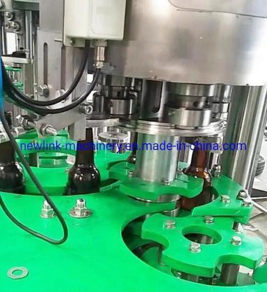 商業工業用炭酸飲料/ビール/ワインスパークリングワイン/ガラス瓶詰め充填機設備/クラウン/金属キャップキャッピングシール機