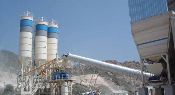 120 m3/h 容量混凝土厂，具有 CE 认证，保修
