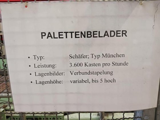 パレタイジングライン