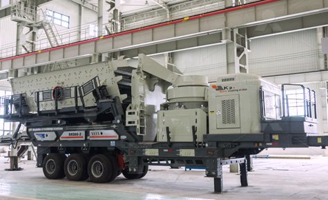 二级圆锥破碎机+筛分机