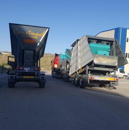 60立方/小时移动混凝土搅拌站