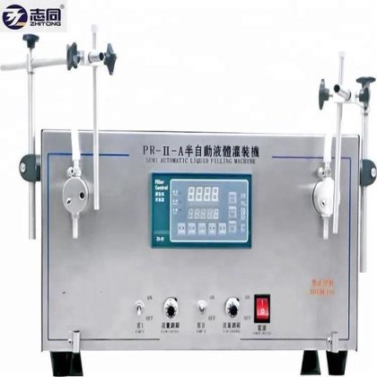 智通 1/2/4/6 头半自动灌装机 工厂定制水瓶 高品质液体洗涤剂瓶灌装