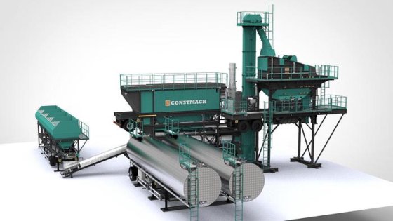 滚筒沥青搅拌站