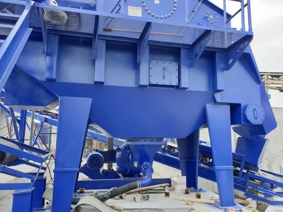 脱水スクリーンとハイドロサイクロン