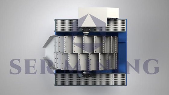 鉱物処理用の効率的なバケットホイール砂洗浄機