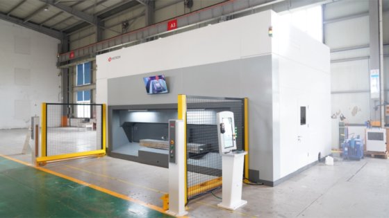 HGTECH コールドプレートレーザー溶接 パワーバッテリーコールドプレート用レーザー自動化溶接装置