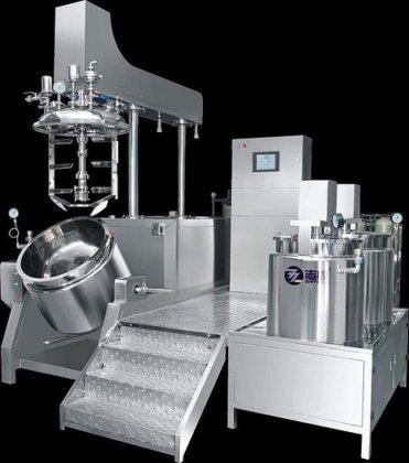 用于制作化妆品膏霜的真空乳化搅拌机 不锈钢搅拌器 搅拌机 混合罐