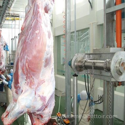 优质牛屠宰场设备 牛去皮机/拉皮机 牛屠宰设备的屠宰场机器