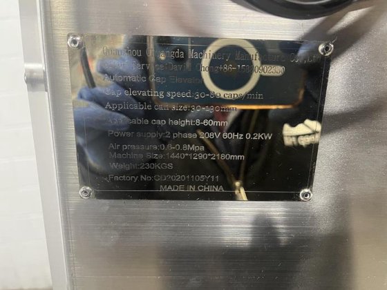 Automatic Cap Elevator