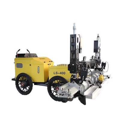 LS-400 防扎轮胎式混凝土振动整平熨平板 混凝土激光熨平板机