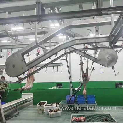 活羊/山羊收集和宰杀辊台 羊屠宰机械 清真山羊肉屠宰场设备