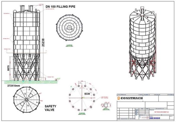 CS-1000 SILO DE CIMENTO