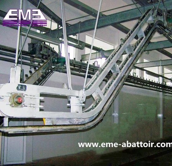 四分之一胴体斜坡卸载机 牛屠宰场设备 牛肉机械 清真屠宰中的牛肉机械