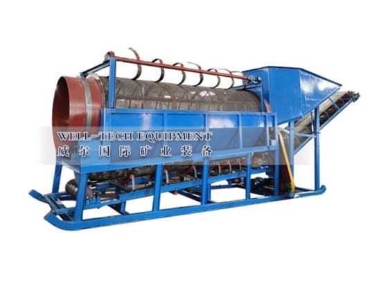 用于矿物筛选的旋转筛