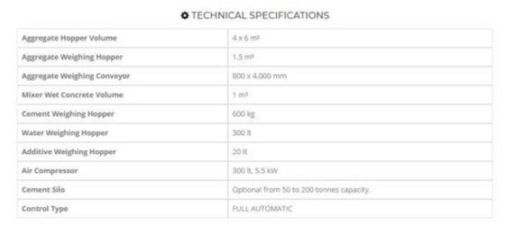紧凑型混凝土搅拌站 100