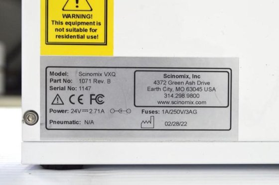 Scinomix Sci-Print VXL Tube Handler