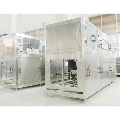 全自动 5 加仑瓶装纯净水清洗灌装旋盖机