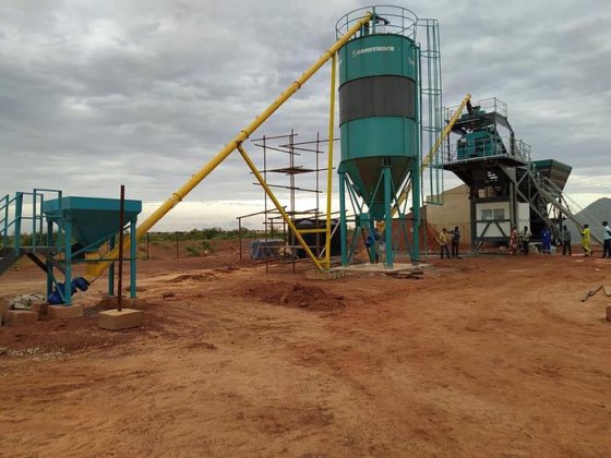 移動式コンクリートバッチングプラント