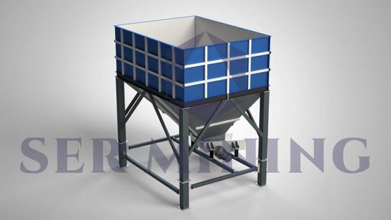 骨材処理用の堅牢な 30 m³ プライマリ フィーダー