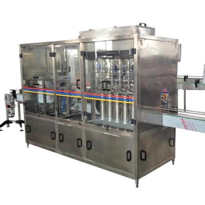 全自动食用油橄榄油液体包装灌装旋盖机