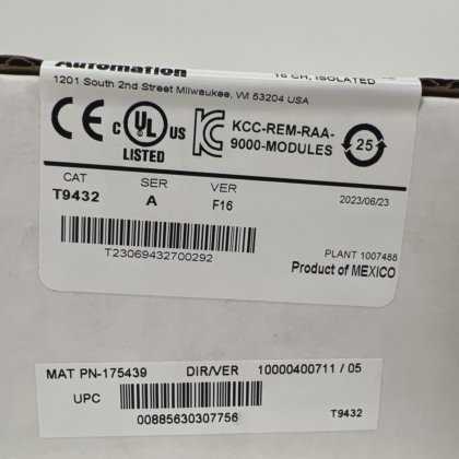 NEW Rockwell Automation T9432 AADvance