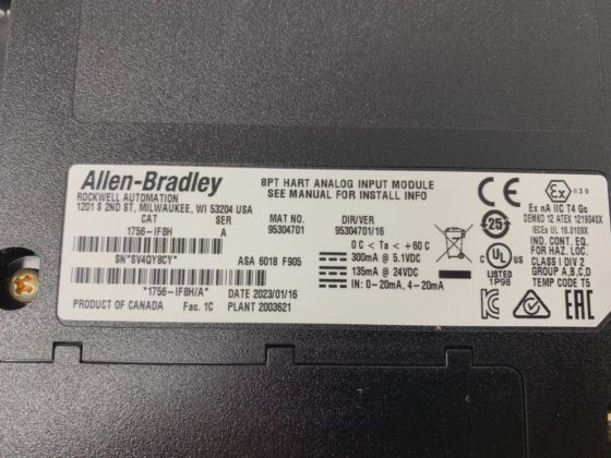 Allen-Bradley 1756-IF8H Series A ControlLogix