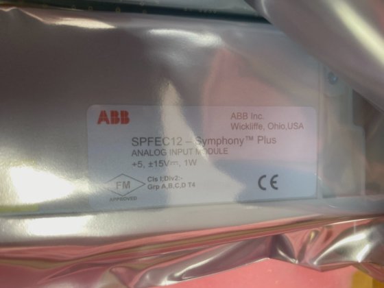 ABB SPFEC12 Symphony Plus Analog