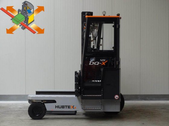 2016 Hubtex DQX45-D four-way sideloader