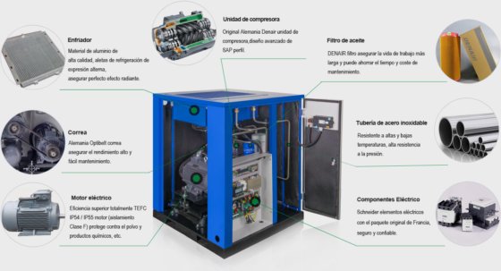 皮带驱动空气压缩机