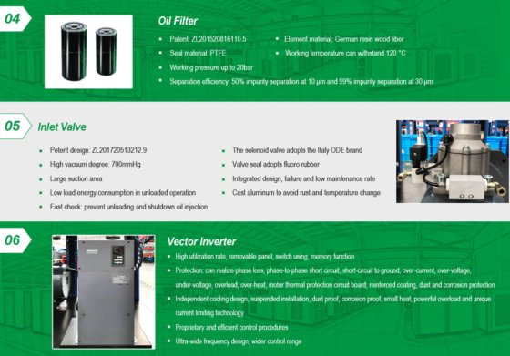 静音 PM VSD 螺杆式空气压缩机