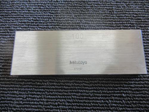 ミツトヨ 100mm/ゲージブロック 型式不明