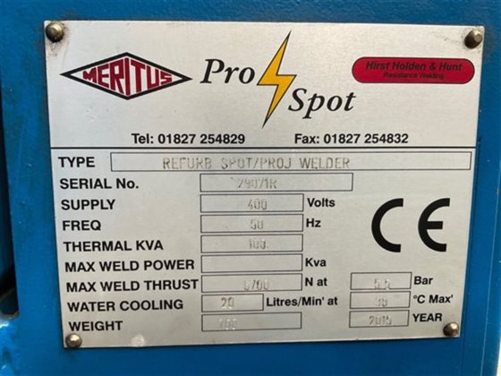 Meritus 100kVA 点焊机