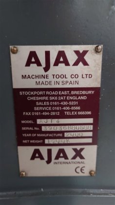 Ajax立式转塔铣床