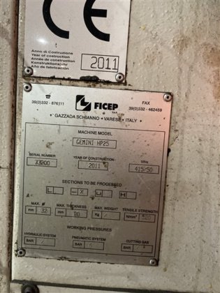 菲赛普双子座 HP25 等离子机