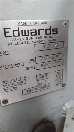 F J Edwards Truefold 412