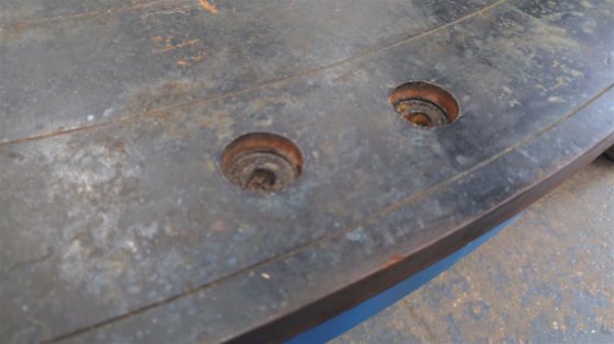 水平旋转台 15,000 千克 - 最后用于堆焊焊接定位器