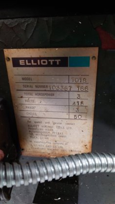 Elliott 精密工具室磨床